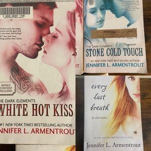 The dark elements series - White hot kiss Stone cold touch Every last breath